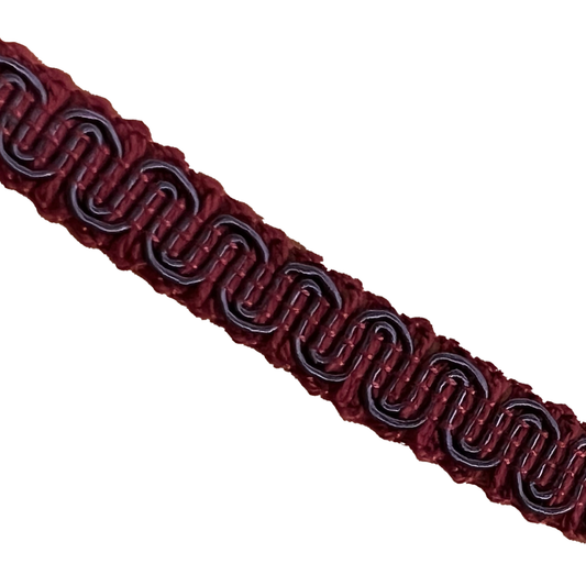 #9940 SCROLL GIMP 1/2" WIDE (36 YD BOLT, COLORS L-P)