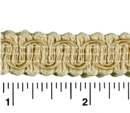 #9940 SCROLL GIMP 1/2" WIDE (36 YD BOLT, COLORS A-E)