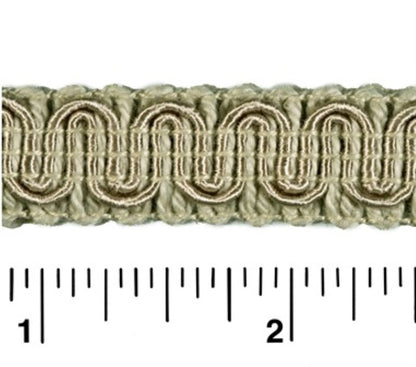 #9940 SCROLL GIMP 1/2" WIDE (36 YD BOLT, COLORS A-E)