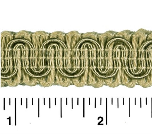 #9940 SCROLL GIMP 1/2" WIDE (36 YD BOLT, COLORS A-E)