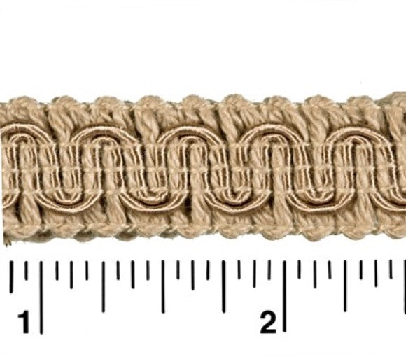 #9940 SCROLL GIMP 1/2" WIDE (36 YD BOLT, COLORS A-E)