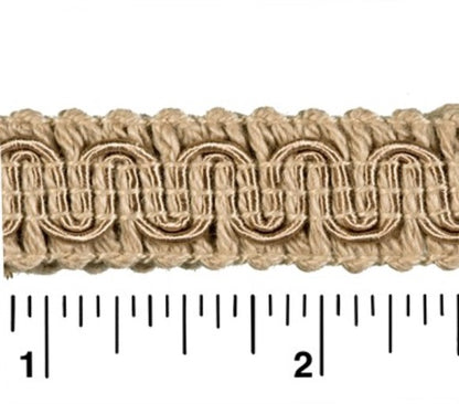 #9940 SCROLL GIMP 1/2" WIDE (36 YD BOLT, COLORS A-E)