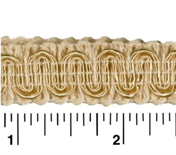 #9940 SCROLL GIMP 1/2" WIDE (36 YD BOLT, COLORS A-E)