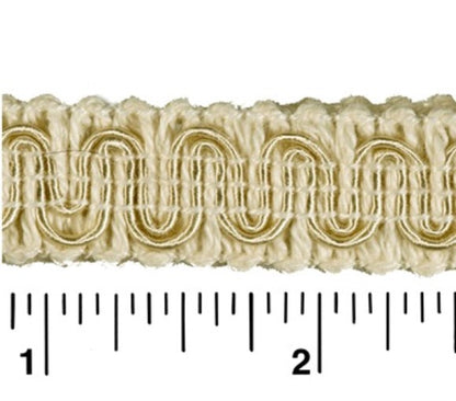 #9940 SCROLL GIMP 1/2" WIDE (36 YD BOLT, COLORS A-E)