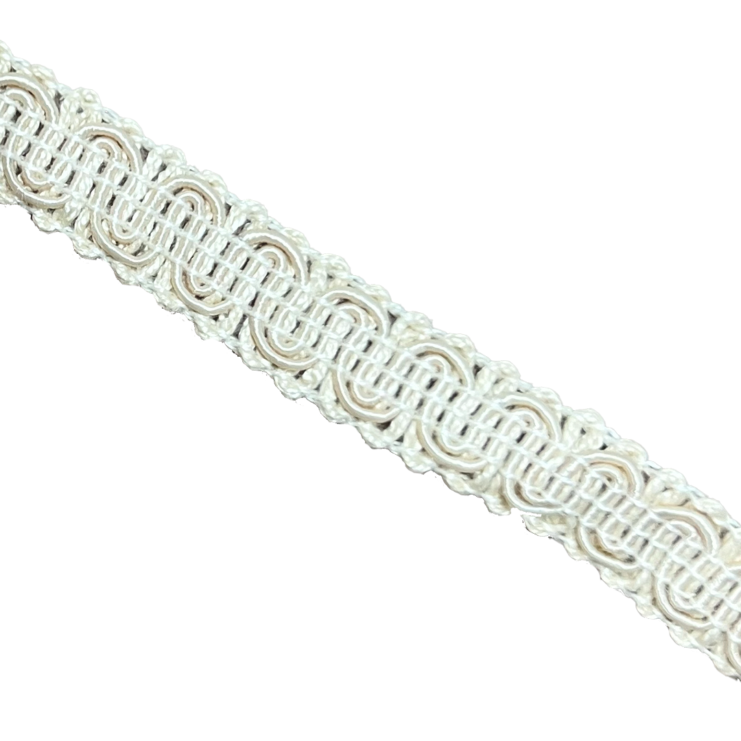 #9940 SCROLL GIMP 1/2" WIDE (36 YD BOLT, COLORS A-E)