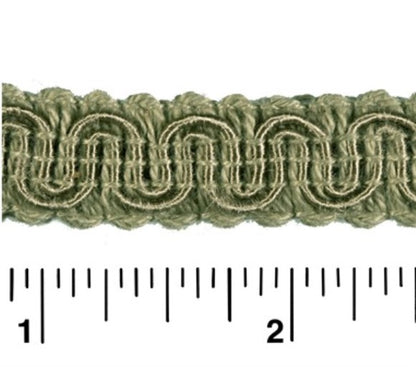 #9940 SCROLL GIMP 1/2" WIDE (36 YD BOLT, COLORS A-E)