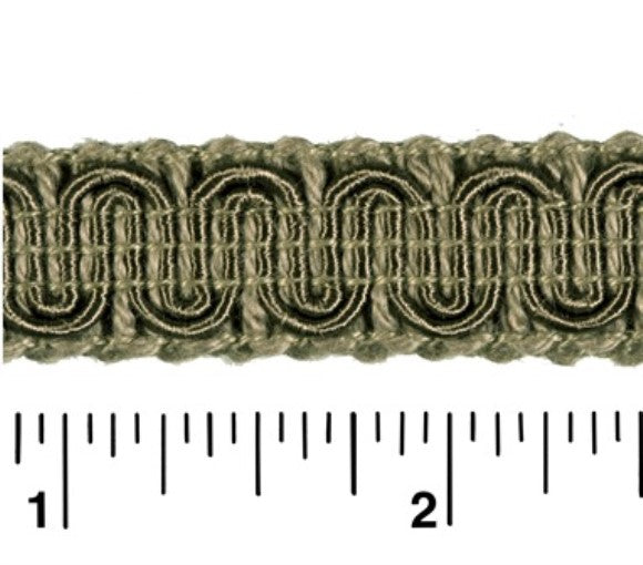 #9940 SCROLL GIMP 1/2" WIDE (36 YD BOLT, COLORS A-E)