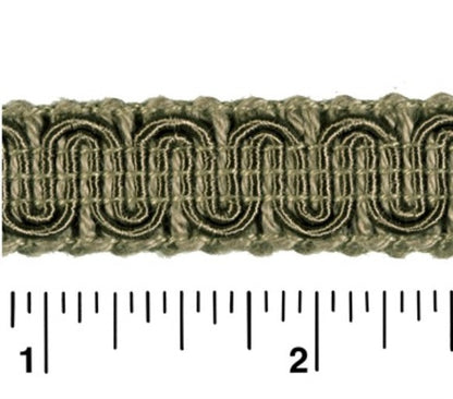 #9940 SCROLL GIMP 1/2" WIDE (36 YD BOLT, COLORS A-E)