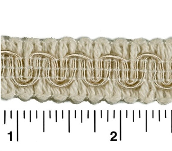 #9940 SCROLL GIMP 1/2" WIDE (36 YD BOLT, COLORS A-E)