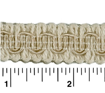 #9940 SCROLL GIMP 1/2" WIDE (36 YD BOLT, COLORS A-E)