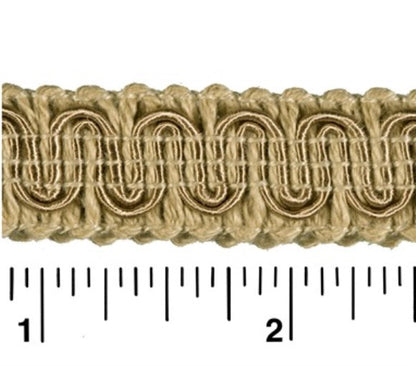 #9940 SCROLL GIMP 1/2" WIDE (36 YD BOLT, COLORS A-E)