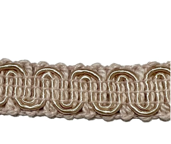 #9940 SCROLL GIMP 1/2" WIDE (36 YD BOLT, COLORS A-E)