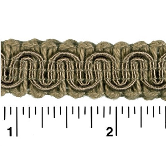 #9940 SCROLL GIMP 1/2" WIDE (36 YD BOLT, COLORS A-E)