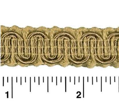 #9940 SCROLL GIMP 1/2" WIDE (36 YD BOLT, COLORS A-E)