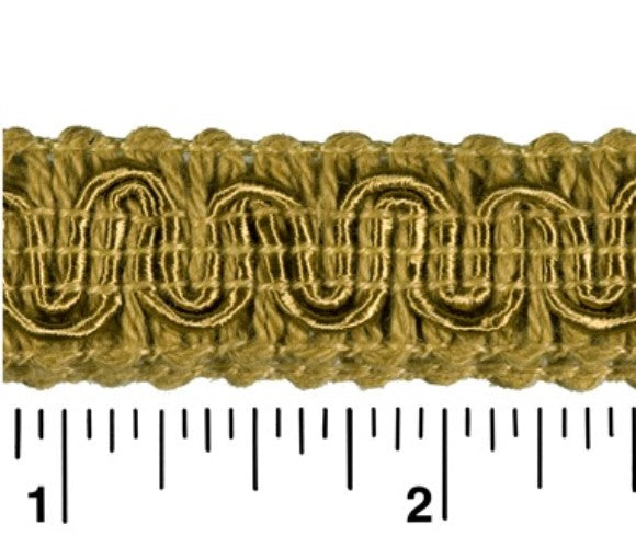 #9940 SCROLL GIMP 1/2" WIDE (36 YD BOLT, COLORS A-E)