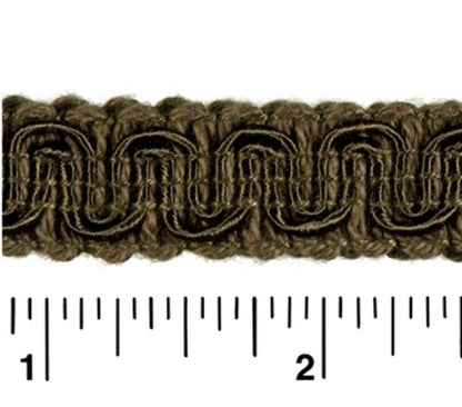 #9940 SCROLL GIMP 1/2" WIDE (36 YD BOLT, COLORS A-E)