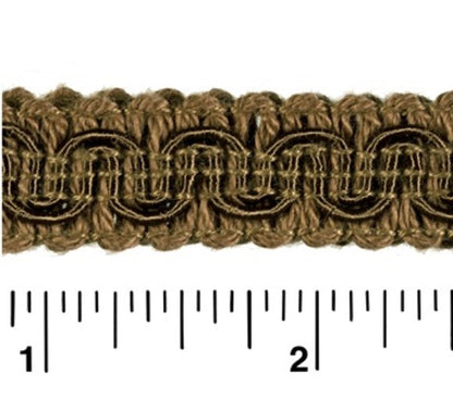 #9940 SCROLL GIMP 1/2" WIDE (36 YD BOLT, COLORS A-E)