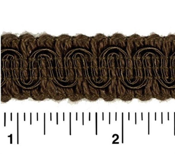 #9940 SCROLL GIMP 1/2" WIDE (36 YD BOLT, COLORS A-E)