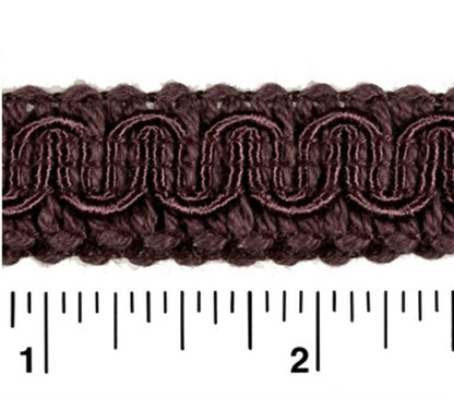 #9940 SCROLL GIMP 1/2" WIDE (36 YD BOLT, COLORS H-K)