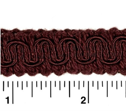 #9940 SCROLL GIMP 1/2" WIDE (36 YD BOLT, COLORS H-K)