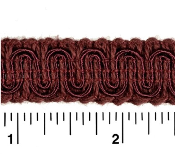 #9940 SCROLL GIMP 1/2" WIDE (36 YD BOLT, COLORS H-K)