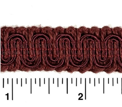 #9940 SCROLL GIMP 1/2" WIDE (36 YD BOLT, COLORS H-K)