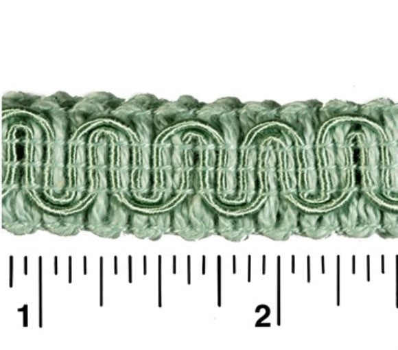 #9940 SCROLL GIMP 1/2" WIDE (36 YD BOLT, COLORS L-P)