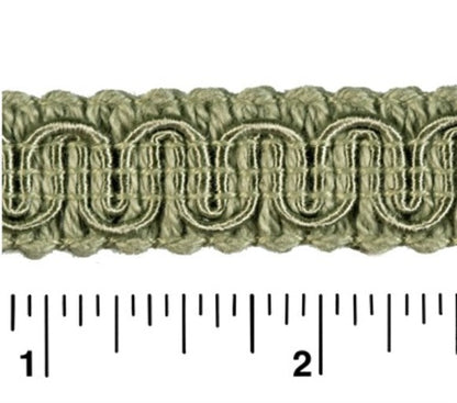 #9940 SCROLL GIMP 1/2" WIDE (36 YD BOLT, COLORS L-P)