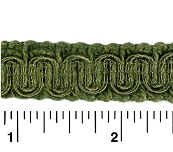 #9940 SCROLL GIMP 1/2" WIDE (36 YD BOLT, COLORS L-P)