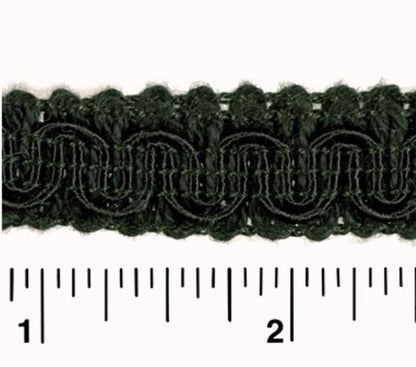 #9940 SCROLL GIMP 1/2" WIDE (36 YD BOLT, COLORS L-P)