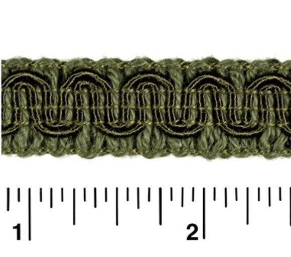 #9940 SCROLL GIMP 1/2" WIDE (36 YD BOLT, COLORS L-P)