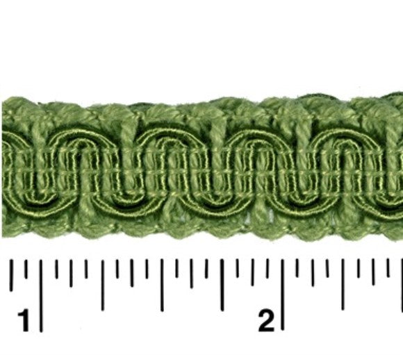 #9940 SCROLL GIMP 1/2" WIDE (36 YD BOLT, COLORS L-P)