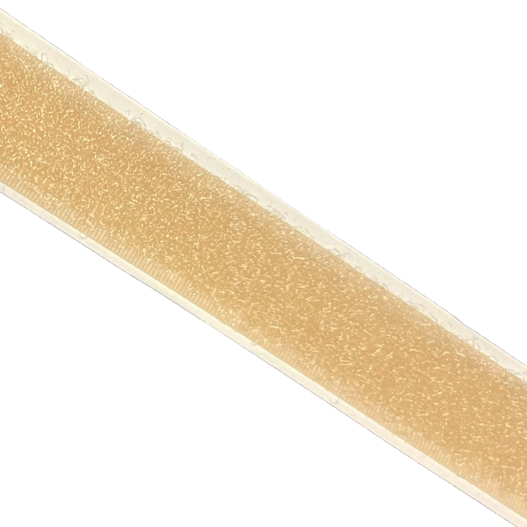 PRESSURE SENSITIVE BEIGE HOOK & LOOP