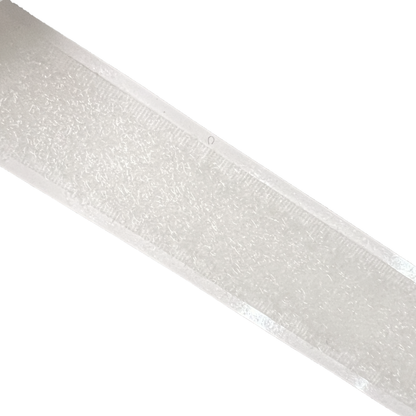 SEW-ON WHITE HOOK & LOOP