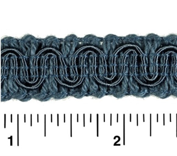 #9940 SCROLL GIMP 1/2" WIDE (36 YD BOLT, COLORS L-P)