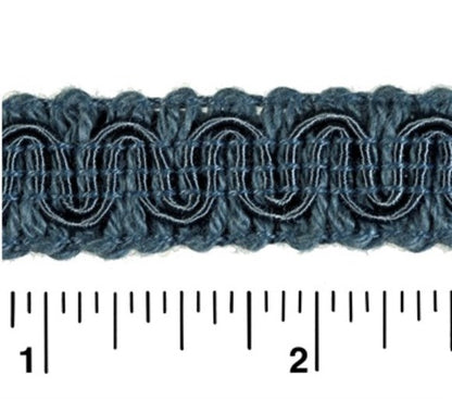 #9940 SCROLL GIMP 1/2" WIDE (36 YD BOLT, COLORS L-P)