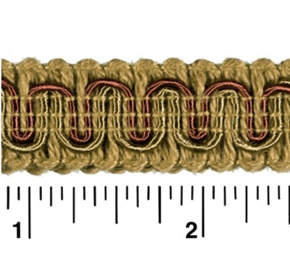 #9940 SCROLL GIMP 1/2" WIDE (36 YD BOLT, COLORS L-P)