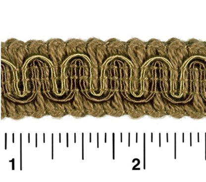 #9940 SCROLL GIMP 1/2" WIDE (36 YD BOLT, COLORS L-P)