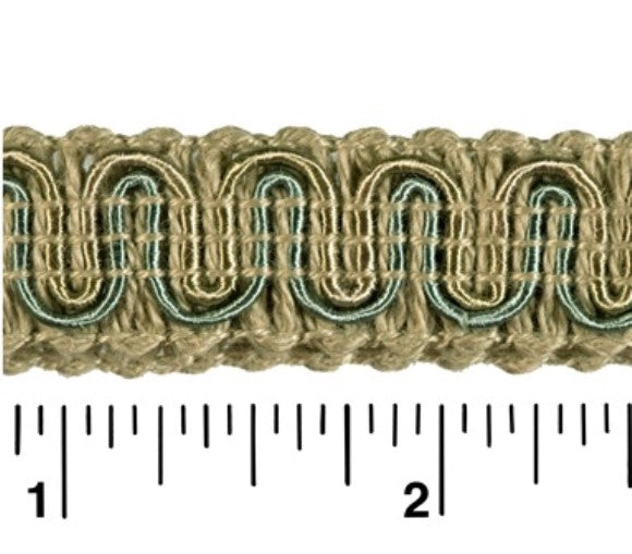 #9940 SCROLL GIMP 1/2" WIDE (36 YD BOLT, COLORS L-P)