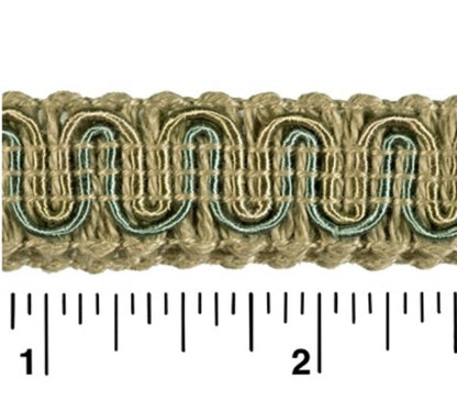 #9940 SCROLL GIMP 1/2" WIDE (36 YD BOLT, COLORS L-P)