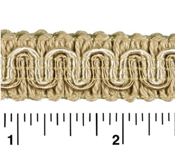 #9940 SCROLL GIMP 1/2" WIDE (36 YD BOLT, COLORS L-P)