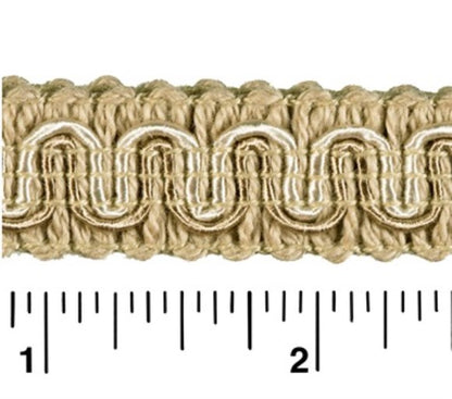 #9940 SCROLL GIMP 1/2" WIDE (36 YD BOLT, COLORS L-P)