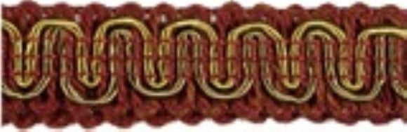 #9940 SCROLL GIMP 1/2" WIDE (36 YD BOLT, COLORS L-P)