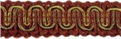 #9940 SCROLL GIMP 1/2" WIDE (36 YD BOLT, COLORS L-P)