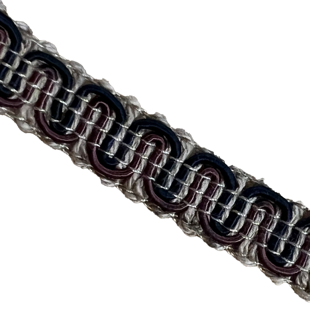 #9940 SCROLL GIMP 1/2" WIDE (36 YD BOLT, COLORS L-P)