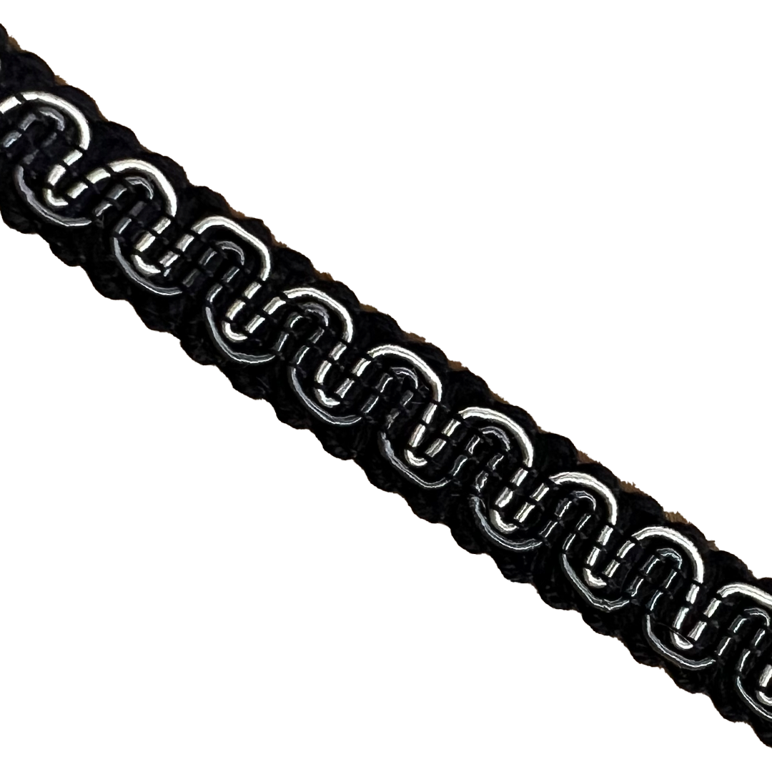 #9940 SCROLL GIMP 1/2" WIDE (36 YD BOLT, COLORS L-P)