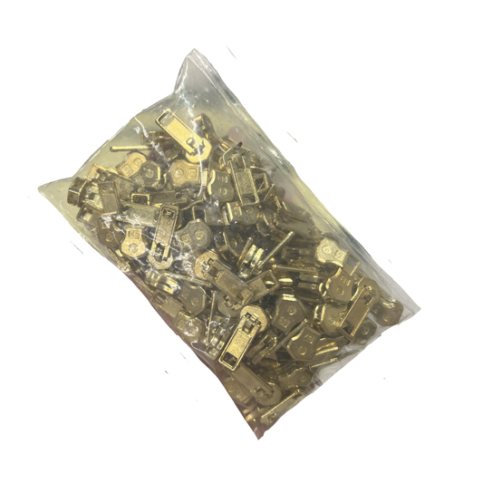BRASS ZIPPER SLIDES #5