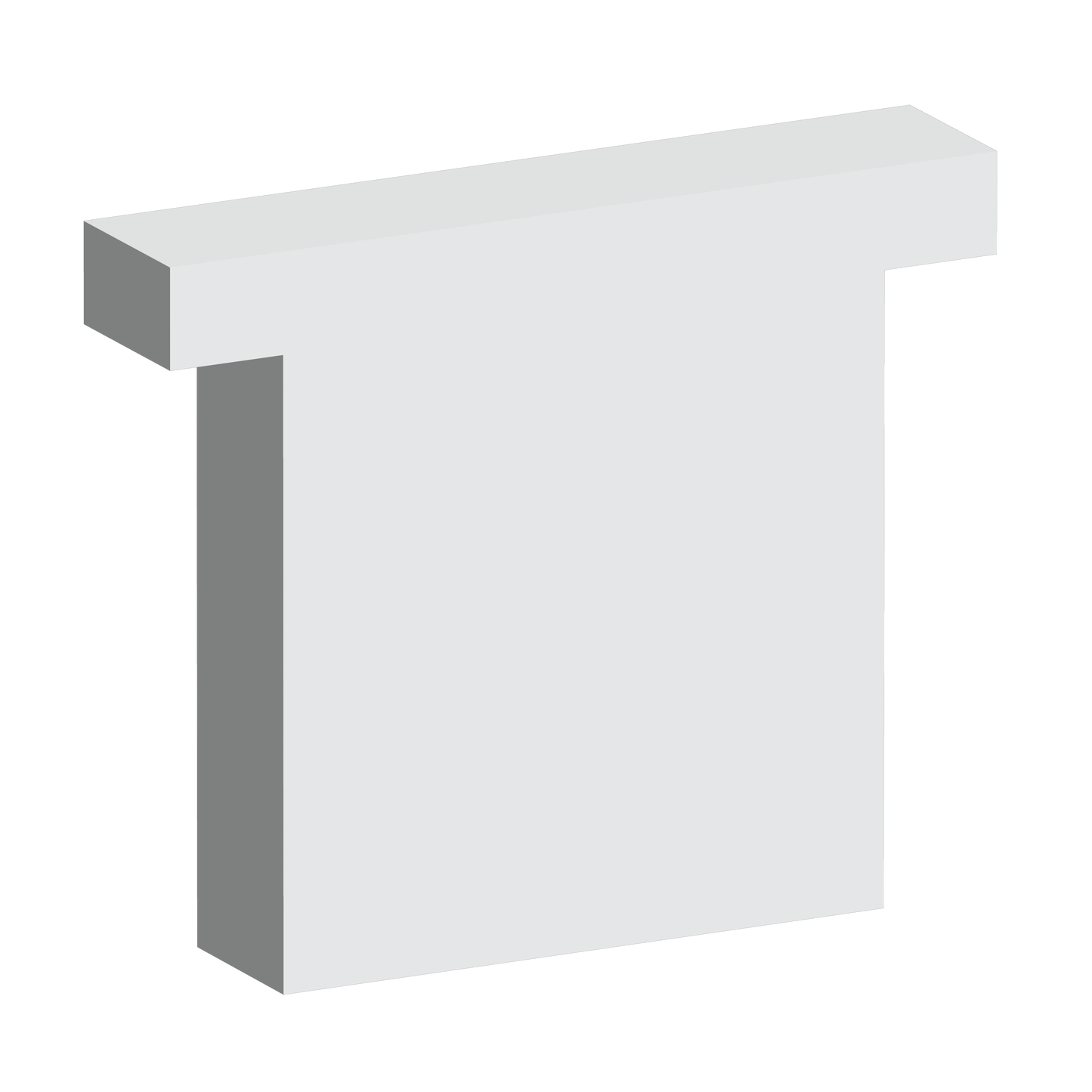 Custom Foam: "T" Cushion