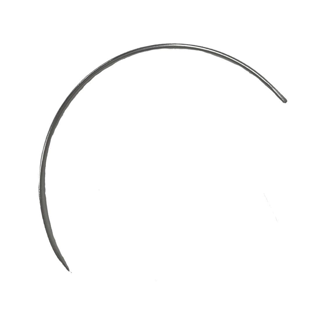 CURVED 3-SQUARE POINT NEEDLE