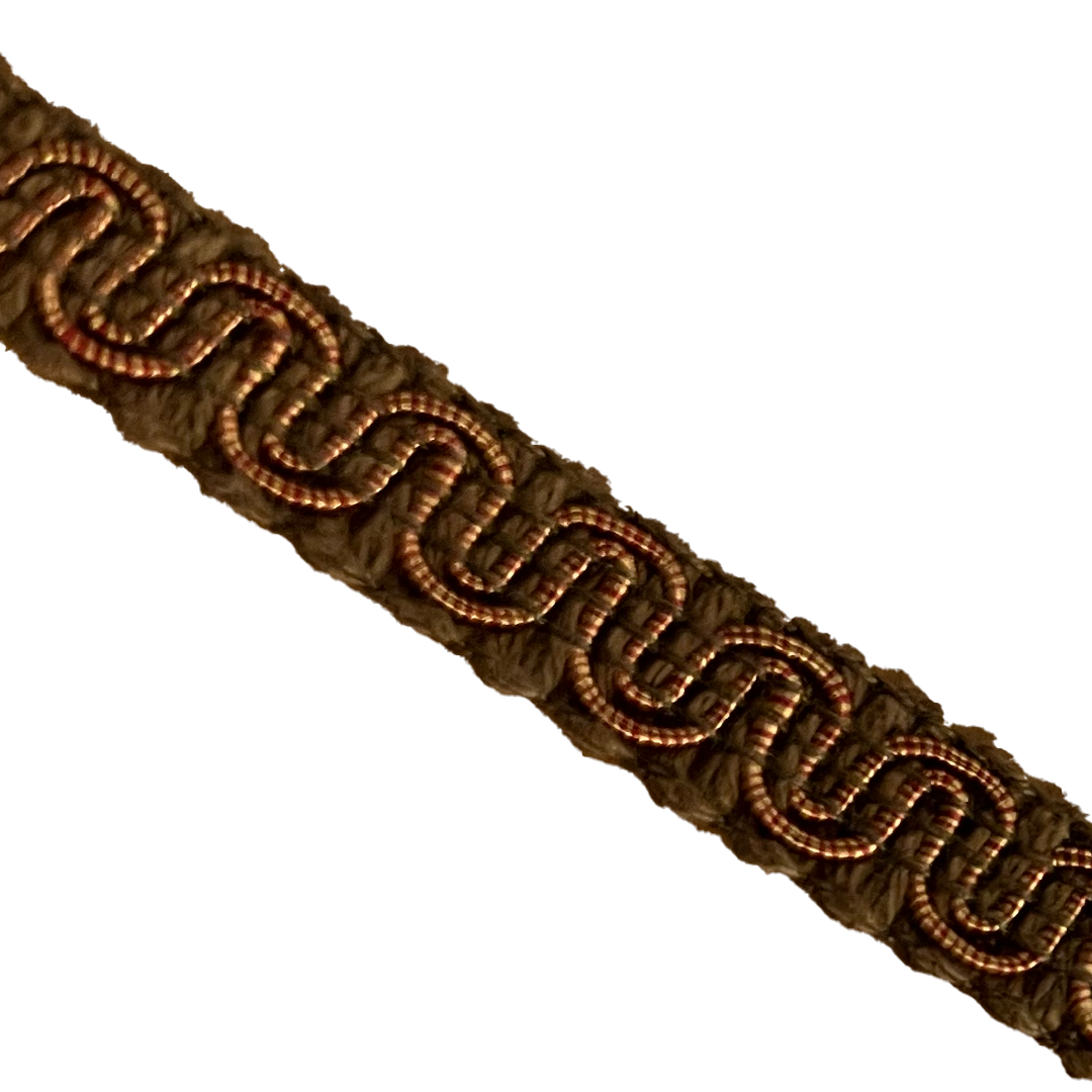 #9940 SCROLL GIMP 1/2" WIDE (36 YD BOLT, COLORS R-Y)